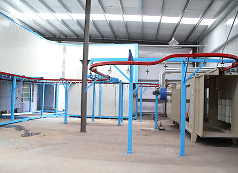 Powder Coating Curing Oven in Architectural Aluminum Coating